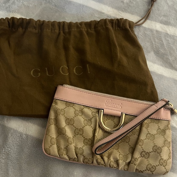 Pink Monogram Gucci Wristlet Authentic - Picture 1 of 7